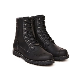 BOTTES A LACETS FEMME, NOIR