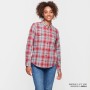 CHEMISE ICON PLAID SHIRT FEMME, ROUGE-283329693,00 €