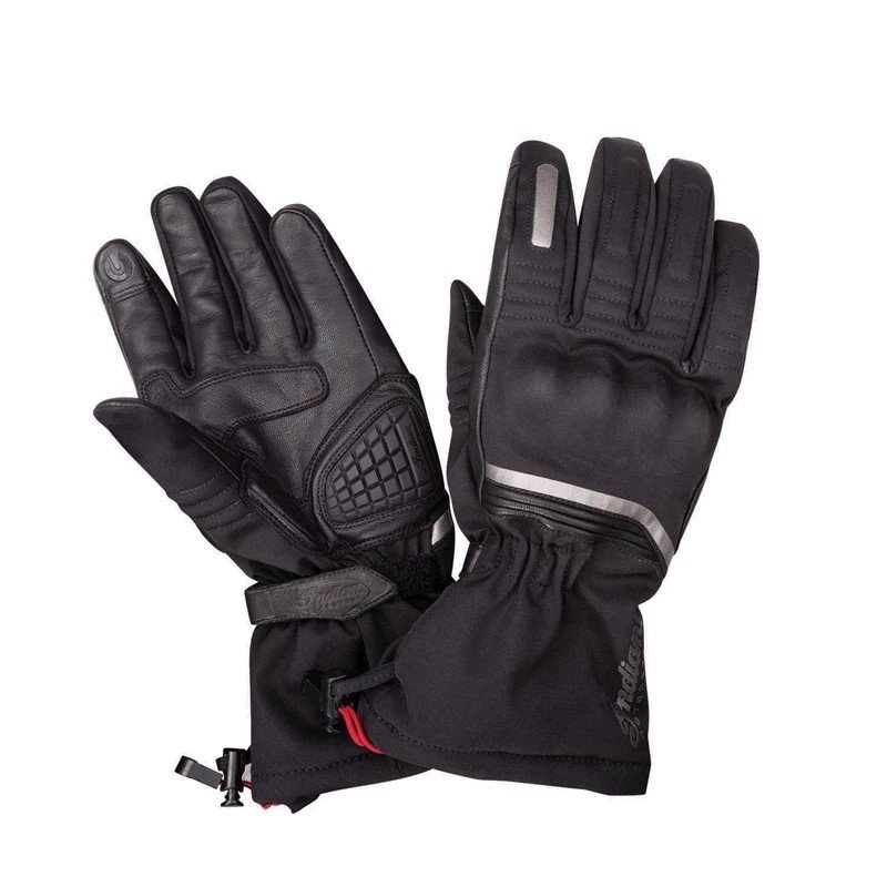 Gants Hiver Homme FORVEVO - Cuir PU, Thermique, Coupe-vent Et Tactile Pour Moto Et Outdoor