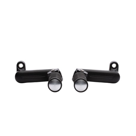Repose pieds passager noir mat