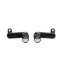 Repose pieds passager noir mat