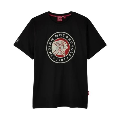 T-shirt pour homme avec icône de coiffe, noir