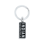CLASSIC RECTANGLE DOUBLE-SIDED KEYCHAIN