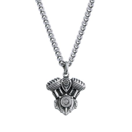 INDIAN MOTORCYCLE TWIN ENGINE NECKLACE