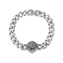 SILVER CAM COVER BRACELET