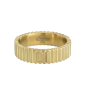 HIGH GEAR BLACK AND GOLD STACKING RING SET