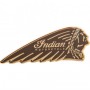 INDIAN MOTORCYCLE BROWN WARBONNET PIN BADGE