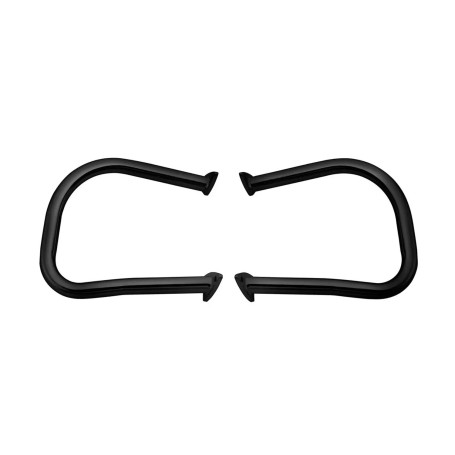 BARRES DE ROUTE ARRIÈRE NOIR BRILLANT