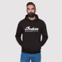 HOODIE A CAPUCHE HOMME LOGO SCRIPT, NOIR