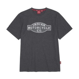 TEE SHIRT HOMME FACTORY SIGN, GRIS