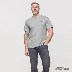 TEE SHIRT HOMME MILESTONES COLLECTION, GRIS