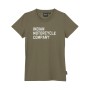TEE-SHIRT FEMME LOGO IMC, KAKI