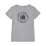 T-SHIRT FEMME CIRCLE IMC GRIS