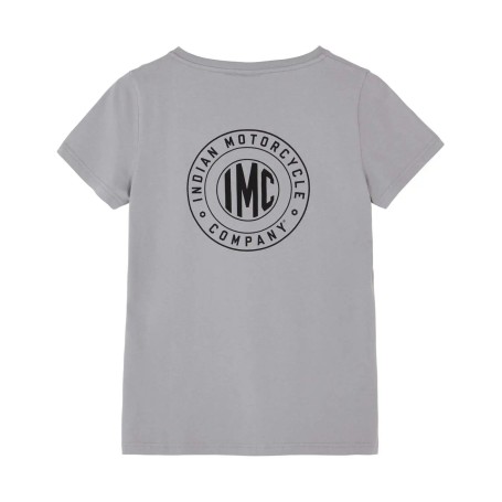 T-SHIRT FEMME CIRCLE IMC GRIS